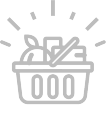gray basket icon