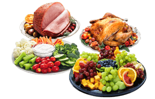 Turkey, Ham or Vegtables, Fruits