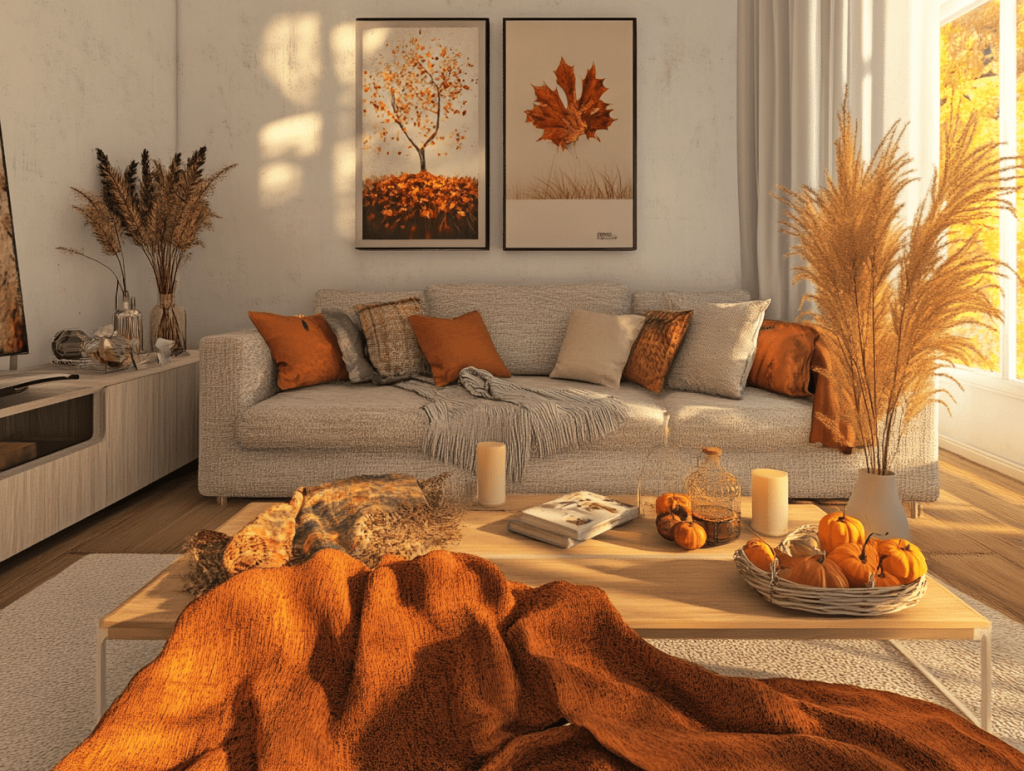 A living room full of beautiful decor purchased with Thanksgiving Gift Certificates